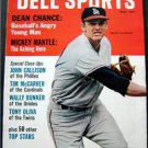 Dell Sports Magazine Baseball May 1965 Dean Chance Cover Mantle Cassius Clay Ali