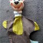 Vintage HUCKLEBERRY HOUND Hand Puppet Hanna Barbera 1961 Knickerbocker Toy Japan