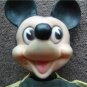 Vintage MICKEY MOUSE Hand Puppet Walt Disney Character Prod Yellow