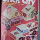 1981 STICK CITY by Pastime Popsicle Sticks Pre-cut City Scene Kit