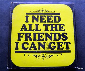 I Need All hte Friends I Can Get Peanuts Book 1964 Hardcover with DJ