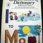 The Charlie Brown Dictionary Book Vol 4 " I to Mo" by Charles M. Schulz 1973