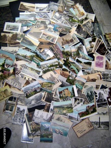 Early Lot approx (400) Vintage Postcards mosty Europe unused/used 1907-1930s