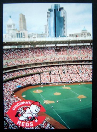 Cincinnati Reds Baseball POST CARD Cinergy Field Lucky Prints Unused