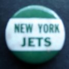 Vintage New York Jets Football Pin 1 1/4" in Diameter