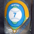 Nolan Ryan Glass 7 No Hitters with Facsimilie Autograph 4 1/2" Tall