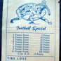 Pickem Football Special Gambling Card September 24, 1949 College Games