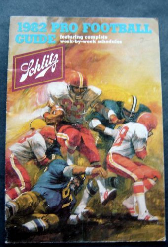 1982 Pro Football Guide Booklet Schlitz Advertising with Schedules