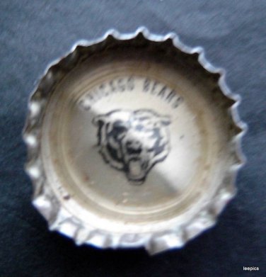 1960's Coke Bottle Cap NFL Football Team Logo Chicago Bears