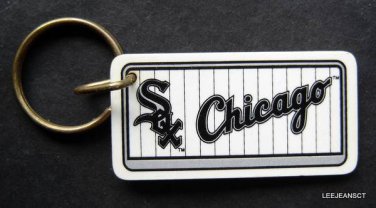 Chicago White Sox Plastic Key Chain Tag Express MLB 1992 2 1/4"