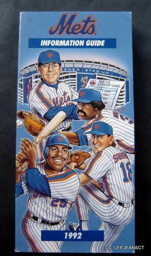 1992 New York Mets Media Information Guide Murray Bonilla Saberhagen Cover