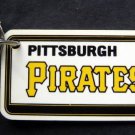 Pittsburgh Pirates Plastic Key Chain Tag Express MLB 1992 3" x 1 1/2"