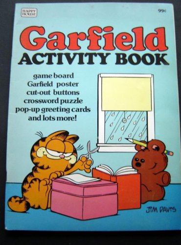 Garfield Activity Book 1982 Happy House 48 Pages Mostly Unused