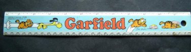 Vintage Garfield The Cat 12" Plastic Ruller