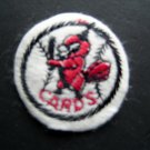 St. Louis Cardinals Cards Baseball 2" Round White Patch