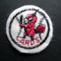 St. Louis Cardinals Cards Baseball 2" Round White Patch