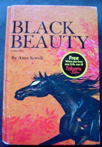 Black Beauty Book by Anna Sewell Whitman Classics 1970 #1604 Folgers Adv