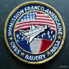 NASA Swissartex STS-51G Baudry Personal Embroidered Space Patch  4" Franco