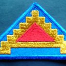 Vintage US Army Military Patch 7th Army 7 Steps Triangle