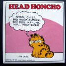 Garfield the Cat Tile Plaque Head Honcho Jim Davis by Enesco