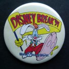 Disney Break '91 PIN Walt Disney World 1991 Roger Rabbit 3" Diameter