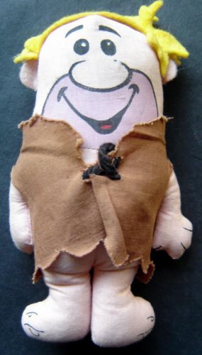 Barney Rubble The Flintstones 6" Plush Stuffed Doll by Knickerbocker