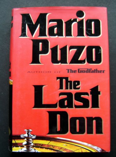 The Last Don Book by Mario Puzo Godfaher Author 1996 Hardcover Random House