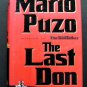 The Last Don Book by Mario Puzo Godfaher Author 1996 Hardcover Random House