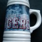 Texas Rangers Baseball White Ceramic Mug with Handle 7" Tall