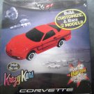 Cast & Paint Corvette Model Kit 1:64 Scale Krazy Kars Skullduggery Sealed