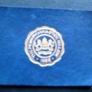 Vintage Pennsylvania Penn State College 1910 Leather Gold Crest Seal Patch 2"