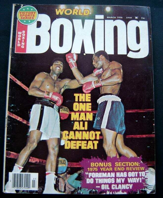 WORLD BOXING Magazine March 1976 Muhammad Ali Cover Norton Foreman