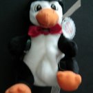 COCA COLA  Black and White PENGUIN in Delivery Cap # 0108 Bean Bag Plush 1997