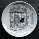 1960 Brother Juniper 4" Mini Plate It's his Rain, But it's Our Picnic