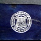 Vintage Central University of Kentucky 1910s Leather Seal Patch 2 1/2"