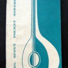 Vintage Girl Scout Pocket Songbook 1956