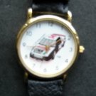 Kelloggs Corn Flakes Car #14 Adv Wrist Watch Quartz 1993 Dark Brown Leather Band