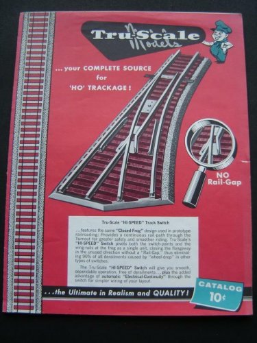 Vintage 1969 Tru Scale Models Catalog HO Train Trackage