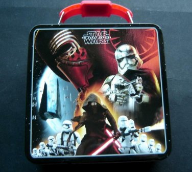 Star Wars The Force Awakens Mini Metal Lunch Box 5 1/2" Square