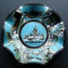 Vintage 1970's Walt Disney World Magic Kingdom Scalloped Candy Dish Ash Tray 7"