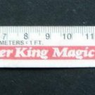1980 The Burger King Magic Metric 7 Inch RULER Plastic Motion