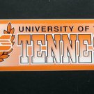 University of Tennesse Bumper Sticker NCAA Unused Wincraft