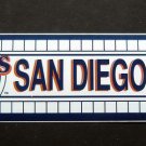 San Diego Padres Baseball Bumper Sticker Wincraft