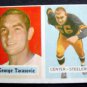 Original 1957 Topps Football Card George Tarasovic Pitts Steelers Center # 39 VG