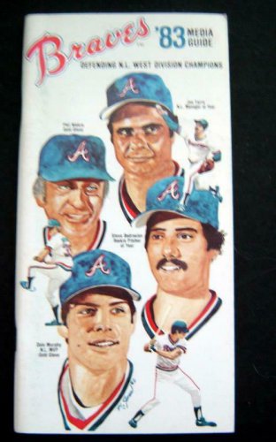 1983 Atlanta BRAVES Media Information Guide Murphy Niekro Torre Cover