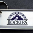 Colorado Rockies Plastic Key Chain Tag Express MLB  3" x 1 1/2"