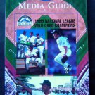 1996 Colorado Rockies Baseball Book Media Guide