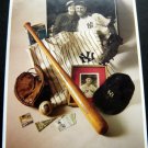 Vintage Memorabilia Montage POSTER Print NY Yankees Lou GEHRIG The Iron Horse