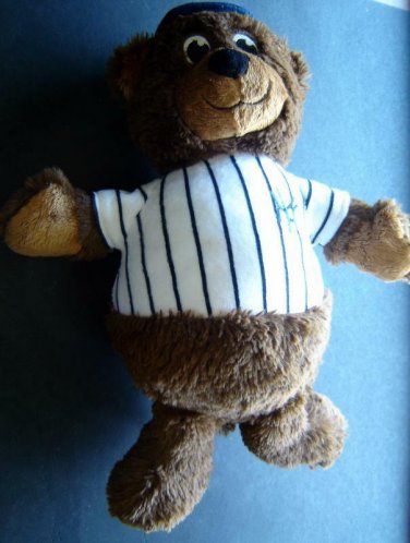 NY YANKEES Baseball Bear with Zip Out Pillow