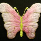 Pink BUTTERFLY PATCH 2" x 2 1/2"